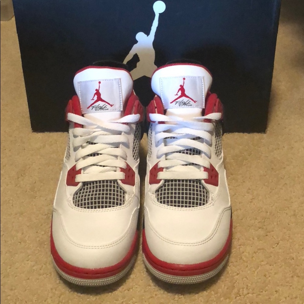 Air Jordan 4 Retro GS 'Fire Red' 2012 - 6Y